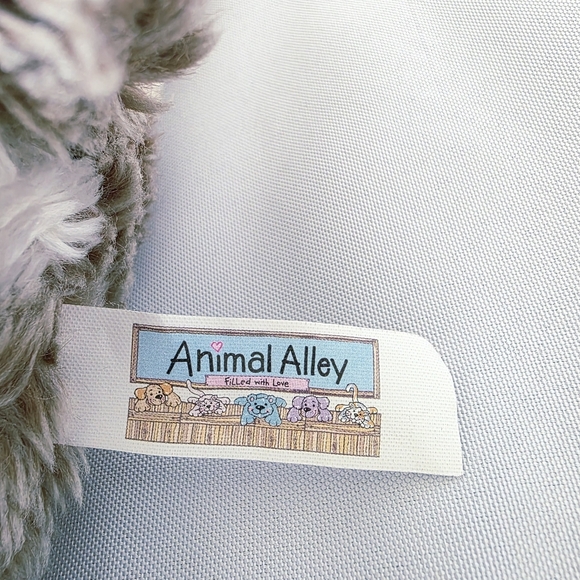 Animal Alley Terrier Dog Plush Stuffed Toy Striped Sock In Mouth 8 Inch 2000 - Picture 8 of 10